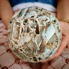 3.52LB Polishing and healing of natural sphalerite crystal balls 1.6kg picture