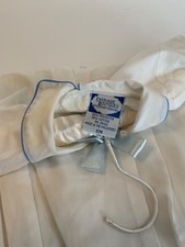Carriage Boutiques 6M Smocked Animal Parade Bubble Romper White Blue Baby Boy Gi picture