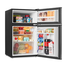 Galanz GL31BKE 3.1 Cu ft Two Door Black Compact Fridge with Freezer Estar picture