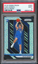 2018-19 Panini Prizm Mojo Prizm Luka Doncic ROOKIE RC /25 PSA 9 MINT picture