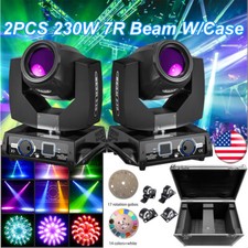 2pcs 7R Sharpy 230W Zoom Moving Head Beam Light 8 Prism DJ Lighting Flight Case picture