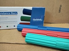 Twist Hand Exerciser Flexible Bars (3 Pack) - Flex Therapy Bar Strengthener picture
