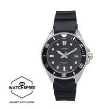Casio Men's Analog Black Bio-Based Resin Band Watch MDV10-1A1 MDV-10-1A1 picture