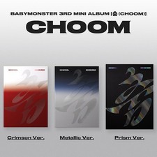 BABYMONSTER [CHOOM] 3rd Mini Album CD-R+Photo Book+Poster+2 Sticker+6 Card+GIFT picture