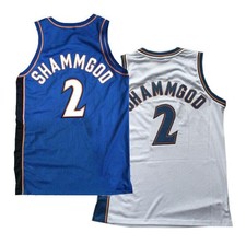 #2 Shammgod Basketball Jersey Pro Career Embroidered Washington White Blue picture