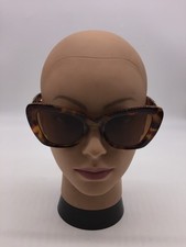 Hermes Tortoise Frame Women's Designer Sunglasses 53-22-145 Brown Lenses picture