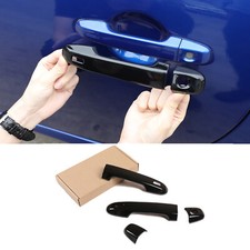 Gloss Black Exterior Door Handle Cover Trim set For GT86 GR86 Subaru BRZ 2012-26 picture