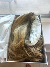UniWigs Lara Remy Human Hair Lace Front Wig 16 in Blonde Brown CL1907 picture
