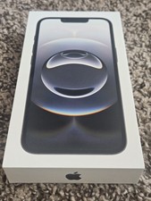 New iPhone 16e Black - 128GB A3212 Locked To Cricket Wireless (Open Box) picture