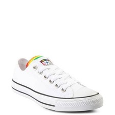 Converse Unisex Chuck Taylor All Star Multi Tongue 'Rainbow' White/Multi picture