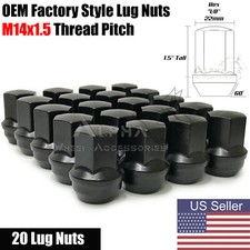 20 Dodge Challenger Charger Black OEM Factory Style Lug Nuts 14x1.5 Hellcat SRT8 picture
