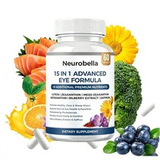 1-3Pack Neurobella 15 in 1 Advanced Eye Formula - 15 in 1 Eye Formula, New & US picture