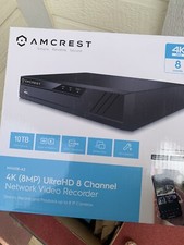Amcrest NV4108-A2 4K 8CH NVR (1080p/3MP/4MP/5MP/8MP) Network Video Recorder picture