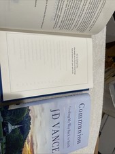 Communion : Finding My Way Back to Faith by J. D. Vance 1st EDITION picture