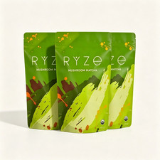 3 Pack Ryze Organic Mushroom Matcha - 30 Servings Sealed  picture