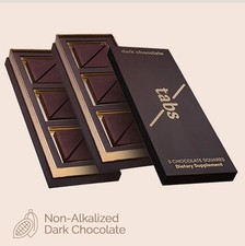 Tabs Dark Chocolate Squares for Couples to Improve Mood |Valentine Gift 180 G picture