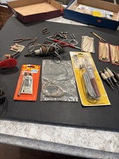 Vintage Craftsman Soldering Iron LOT Kit 54513 Flux Solder Tip Tips Y2 picture