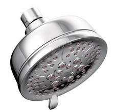 Moen CFG 48401GR 4-Function Wall Mount Shower Head Chrome 1.75 GPM New picture