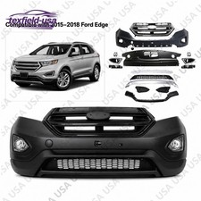 W/Grille New Front W/ Fog Lamp Fit For Ford Edge 2015-2018 Complete Bumper Cover picture