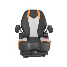 Uimoso Universal Forklift Seat Fold Down Tractor Suspension Seat Adjustable Back picture