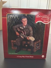 VTG Elvis Presley Music Ornament “Long Way From Home” Carlton  2000 EUC Works picture