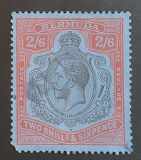 BERMUDA. GV. 1924/32. RARE ERROR 