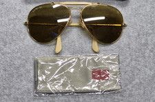 Vintage B&L Ray-Ban The General RB-50 60-14 Aviator 1987 USA Ambermatic BL Lens picture