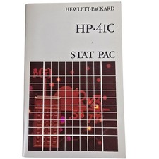 Vintage HP-41C Stat Pac Application Module Manual Calculator 00041-90030 1984 HP picture