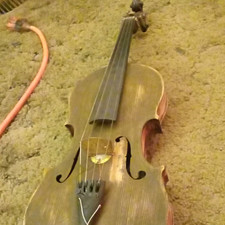 Historic Salon Or Trade Violin 4/4 Antique German Japanese aprox 200 Years Old picture