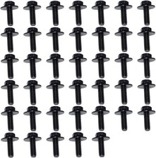 40PCS M6-1.0 x 24mm Hex Head SEMS Bolts - Automotive Body Bolts Screws Fastener picture