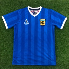 Argentina, Retro Soccer Jersey, 1986, Maradona #10 (Visita) (Tallaje Grande) picture