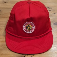 Vintage Ridgewood Country Club Hat Snapback Red Rope 80s 90s Made USA Rare picture