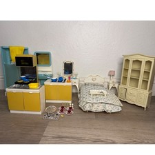 Vtg 70s Marx Toys Sindy Doll Furniture & Accessories Lot of 90+ Pcs Barbie Size picture