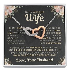 Amazing Wife Necklace Gift, Meaningful Jewelry From Husband, Best Present picture