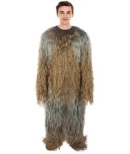Unisex Hairy Warrior  Yeti Costume | Ape Military Leader Costume, HC-1554 picture