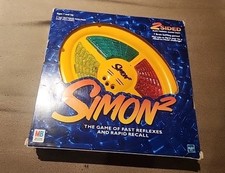 Vintage Milton Bradley Hasbro Simon 2 Electronic Game 2 Sided New in Box Read picture