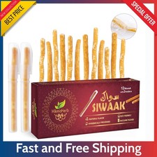 12 Pack Natural Miswak Sticks 2 Holders Vacuum Sealed Teeth Whitening Oral Care. picture