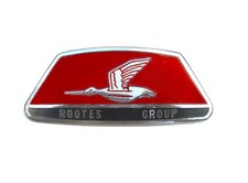 For Vintage Rootes Group Emblem Badge Brass Chrome Enamel picture