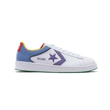 Converse Unisex Pro Leather Ox NBA 75th Anniv 172889C White/Royal/Purple SZ 7-13 picture