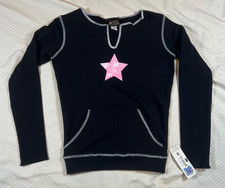 Vintage Elvis Presley Womens S Graceland Long sleeve New Tags Black Made in USA picture