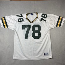 Vintage Champion Green Bay Packers Ross Verba Jersey Mens Sz 46 And White picture