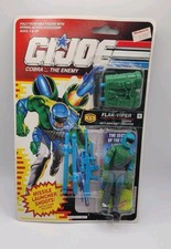 Vintage G.I. Joe Sealed Flak-Viper Carded picture