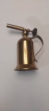 Vintage Or Close To Antique Handheld Blowtorch Attractive, Shiny W/ Some Dents picture