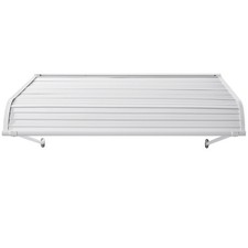 Uimoso Aluminum Door Canopy 48x42 in, Rust-Resistant Window Awning picture