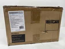 Kichler Malen 15.5 in. 2-Light Champagne Bronze Flush Mount White Fabric picture