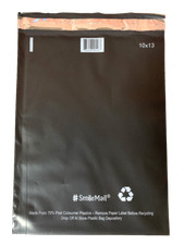 Recycled Black Poly Mailers Plastic Envelopes Shipping Bags UpakNShip Expedited  picture