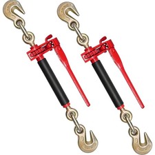 Krytonel 2 Pack 3 8 1 2 Heavy Duty Folding Handle Ratchet Chain Binder picture