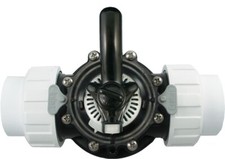 2-Way Diverter Valve CPVC Black 2