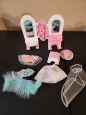 Vtg Fisher-Price Dream Dollhouse Dress-Up Vanity Set picture