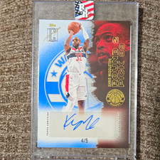 Topps 2025-26 Signature Class Khris Middleton VCA-KM Blue Auto /5 Wizards picture
